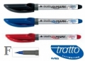 PENNARELLI INDELEBILI - TRATTO CD MARK OHP - PUNTA (F)  FINE 0,6 mm - Conf. 12 pz