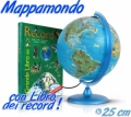 MAPPAMONDO NOVARICO RECORD+IL LIBRO DEI RECORD CON ILLUMINAZIONE DIAM. 25